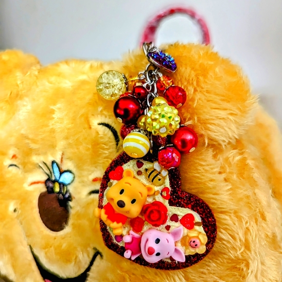 Loungefly Disney Winnie the Pooh Plush Mini Backpack, Tumbler, Wallet & Charm - Picture 8 of 16